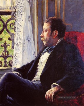 porträt mannes Ölbilder verkaufen - Porträt eines Mannes Gustave Caillebotte